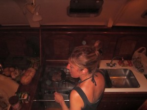 Hot in the kitchen