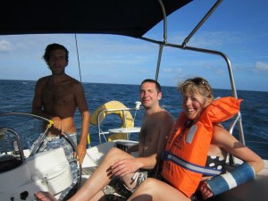 Sailing with the wind - Good times!