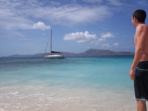 Magic Badger at anchor - Petit St.Vincent