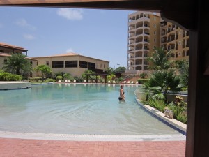 Porto Cupecoy pool, St. Maarten